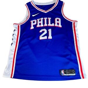 Nike Men Philadelphia 76ers Joel Embiid Jersey Sz 52‎